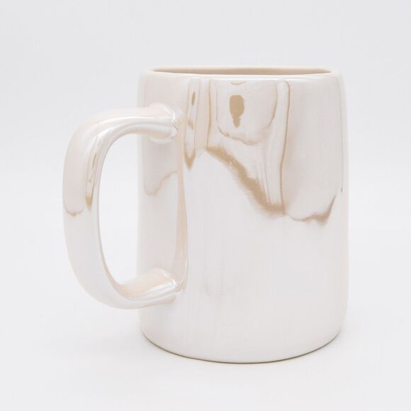 Rae Dunn White Christmas Mug, 16oz Iridescent Ceramic Coffee Cup, Holiday Gift - Picture 10 of 10